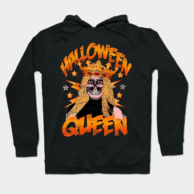 Halloween Queen Hoodie by RockabillyM